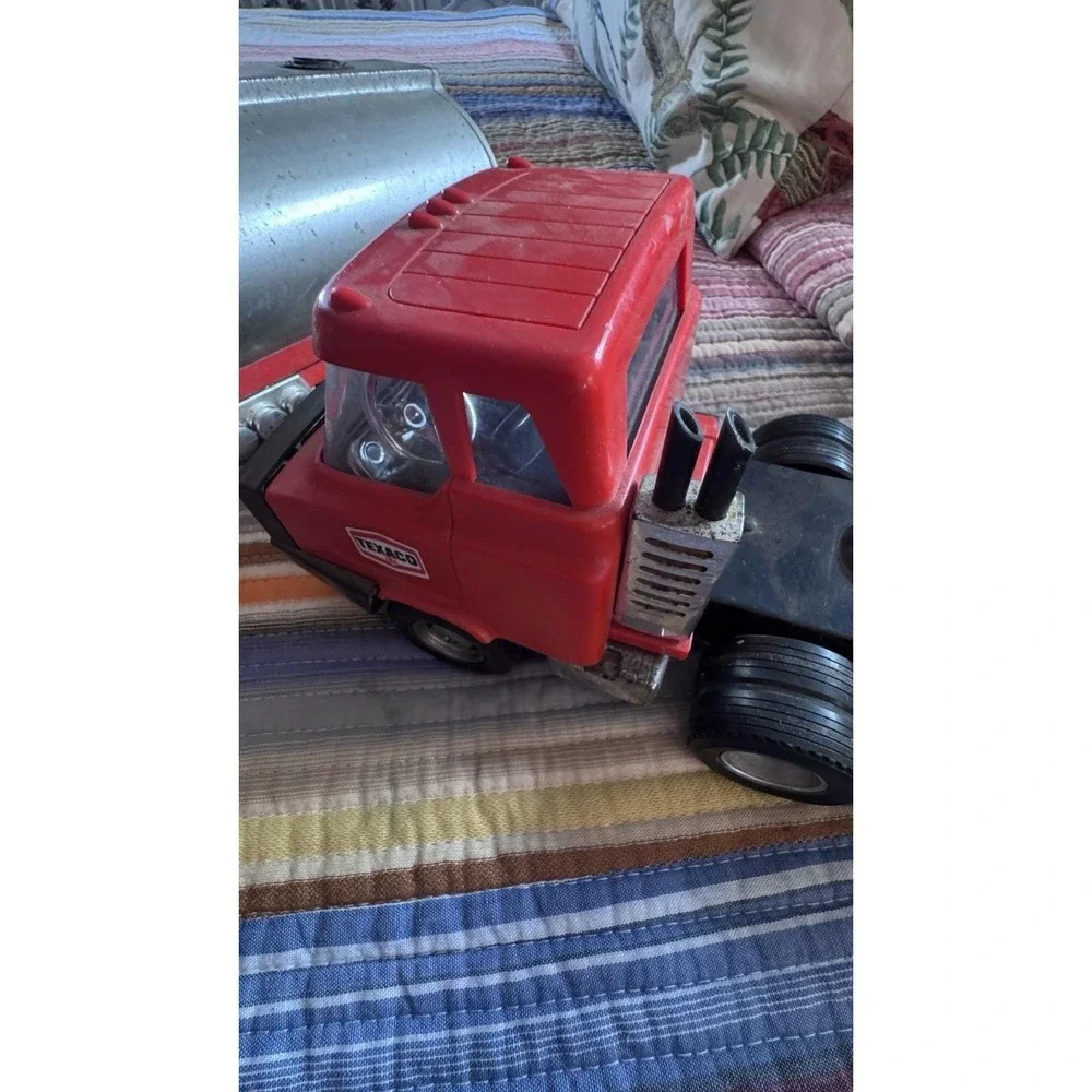 Vtg 1970'S Metal Buddy L Texaco Tanker Semi Truck Model Toy Used